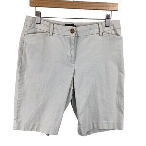 Talbots The Perfect Short 6P Beige Bermuda Petite Front & Back Pockets‎